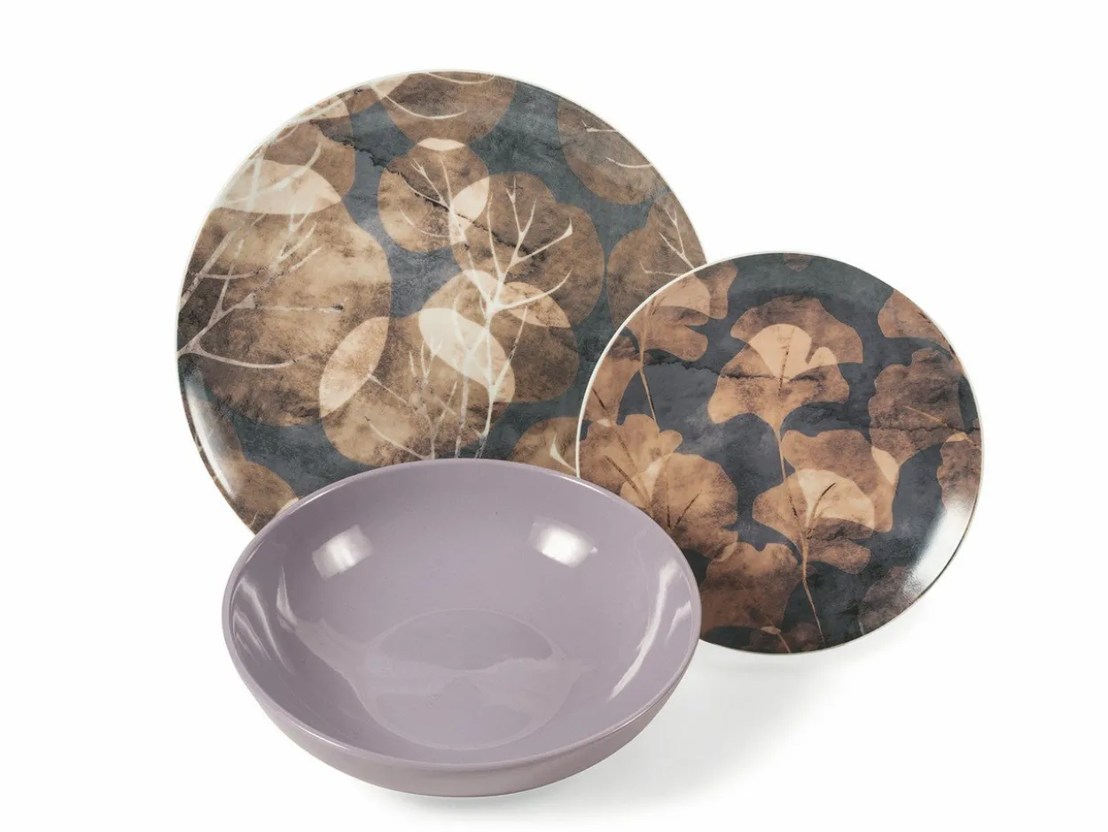 Servizio tavola Velvet Dream 18 pezzi in porcellana e gres