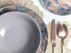 Servizio tavola Velvet Dream 18 pezzi in porcellana e gres