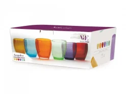 Set bicchieri Acapulco 6 pezzi 280ml in pasta di vetro soffiato