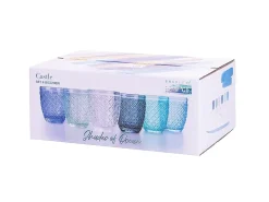 Set 6 bicchieri acqua Castle Ocean