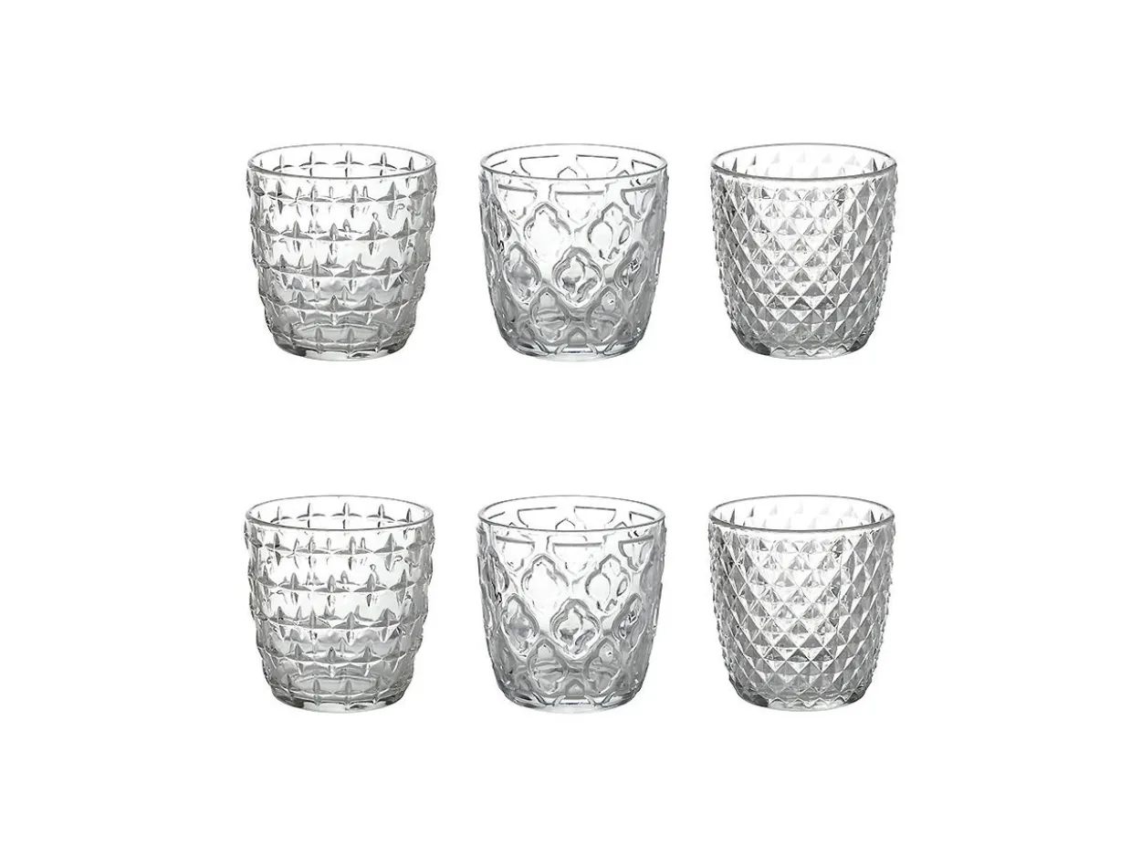Set 6 bicchieri acqua Diversity