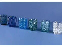 Set 6 bicchieri acqua Geometrie Ocean