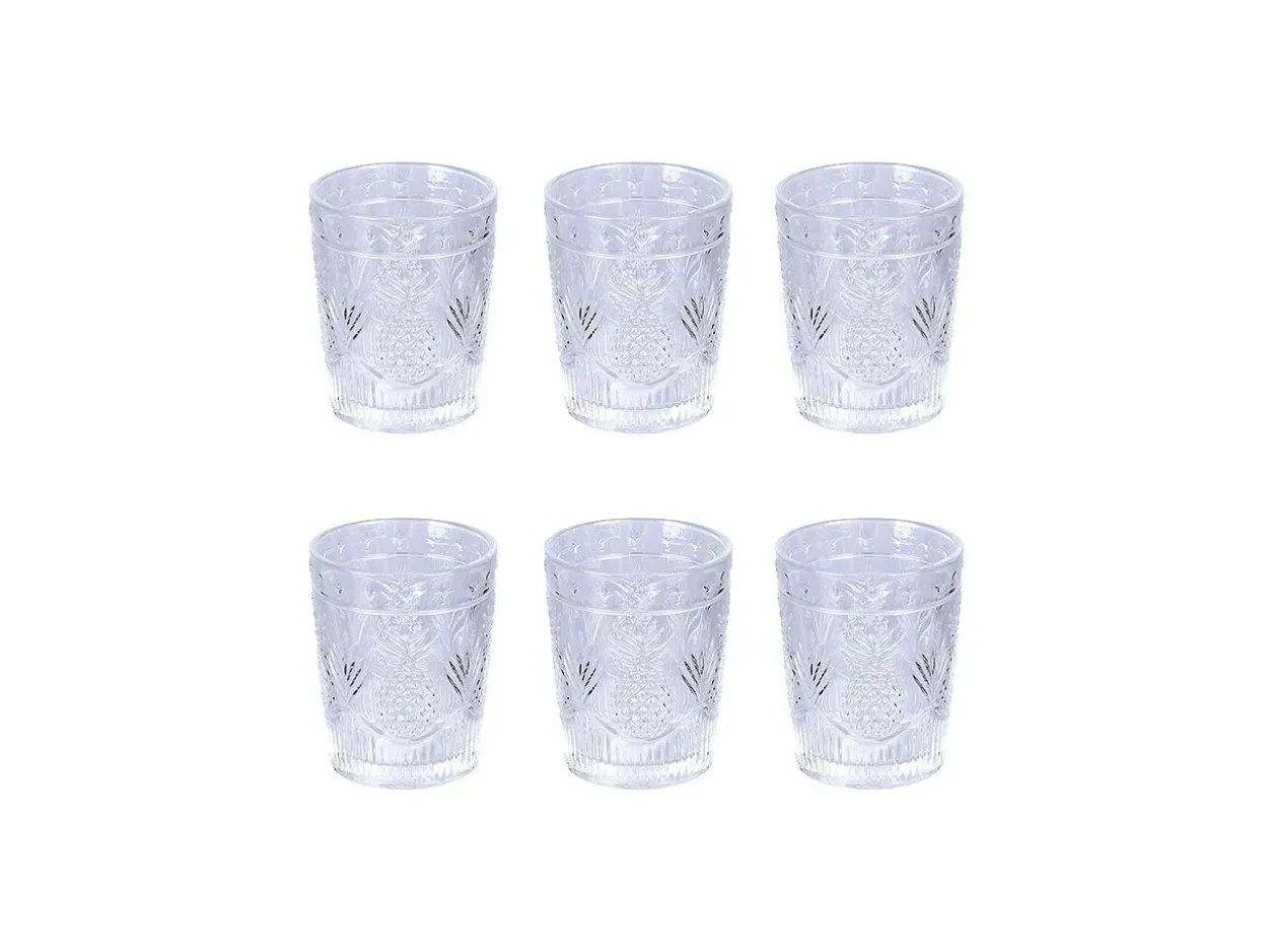Set 6 bicchieri acqua Piña Colada