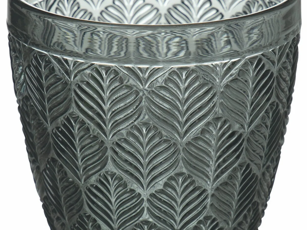 Set bicchieri Bali Leaf 6 pezzi 320 ml in vetro