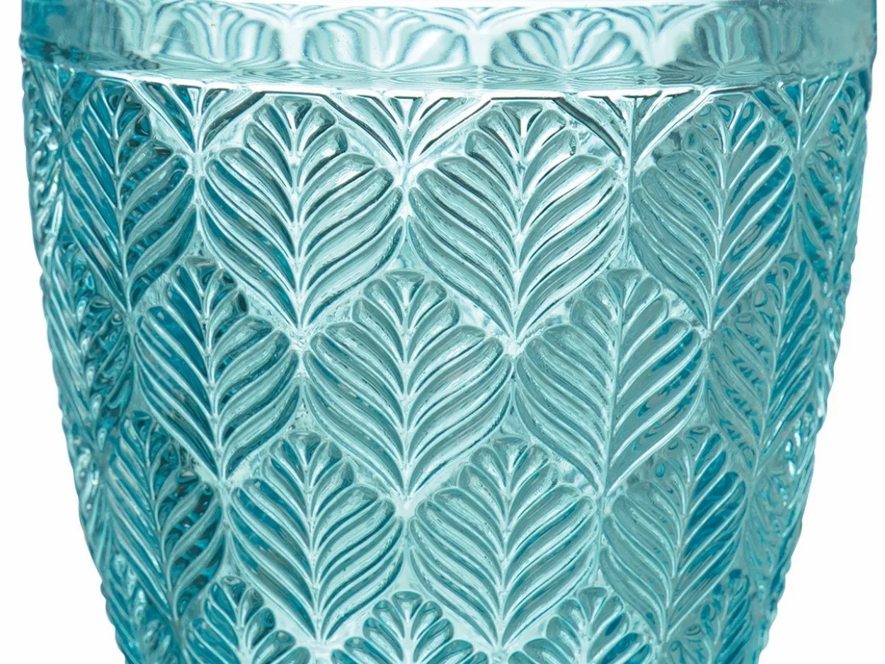 Set bicchieri Bali Leaf 6 pezzi 320 ml in vetro