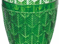 Set bicchieri Bali Leaf 6 pezzi 320 ml in vetro