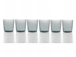 Set bicchieri bassi Venier Plissè 6 pezzi