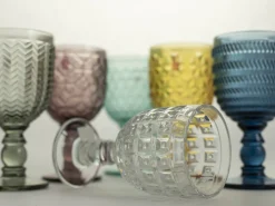 Set bicchieri Geometrie 6 pezzi 280 ml in vetro