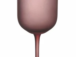 Set bicchieri Glamour 6 pezzi 350 ml in vetro frosted