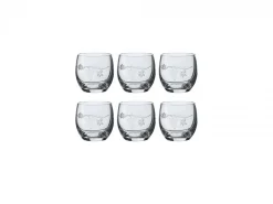 Set bicchieri grappa Elegance 6 pezzi