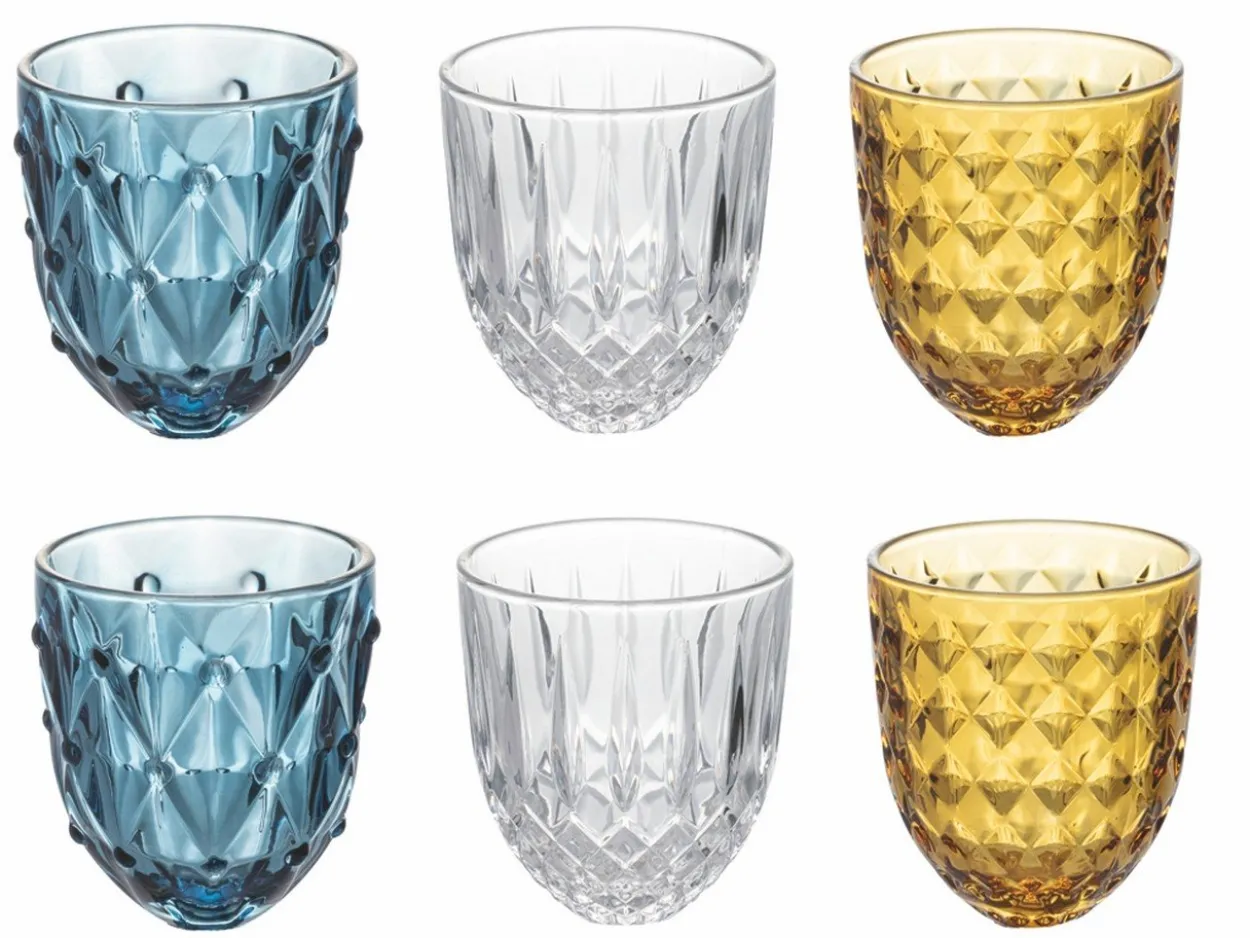 Set bicchieri Loira Chic 6 pezzi 280 ml in vetro