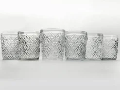 Set bicchieri Marrakech 6 pezzi 240 ml in vetro