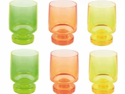 Set bicchieri 356 ml 6 pezzi in plastica