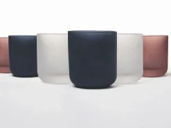 Set bicchieri Velvet 6 pezzi frosted 350 ml in vetro
