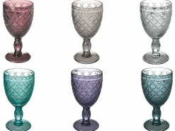 Set calici Castle 6 pezzi 280 ml in vetro
