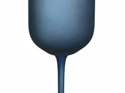 Set calici Glamour 6 pezzi 450 ml in vetro frosted