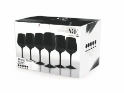 Set calici Happy Hour Shiny 6 pezzi 450 ml in vetro