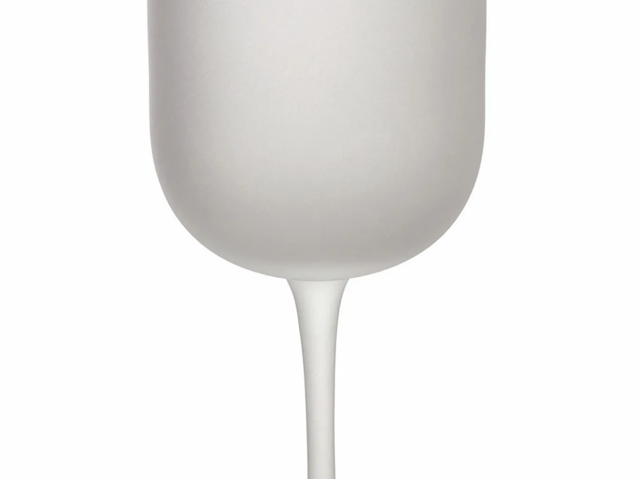 Set calici Masai Black Set 6 pezzi 450 ml in vetro frosted