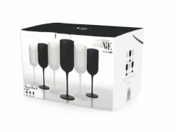 Set calici Masai Black Set 6 pezzi 450 ml in vetro frosted