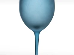 Set calici Shades of Blue Dream 6 pezzi frosted 550 ml in vetro