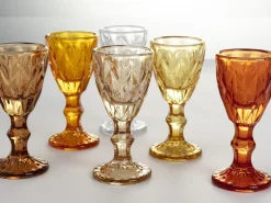 Set liquorini Prisma Shades of Amber 6 pezzi 45 ml in vetro