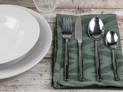 Set posate Cult 24 pezzi in acciaio silver lucido