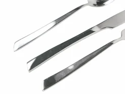 Set posate Cut 24 pezzi in acciaio silver lucido