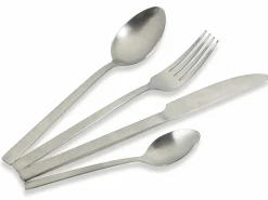 Set posate Lexington 24 pezzi in acciaio opaco silver