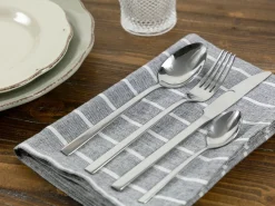 Set posate Lexington 24 pezzi in acciaio lucido silver
