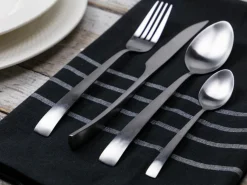 Set posate Park Avenue 24 pezzi in acciaio silver opaco