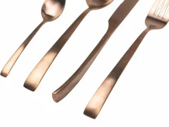 Set posate Park Avenue 24 pezzi in acciaio copper opaco