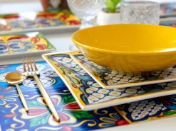 Set posate Preciosa 24 pezzi in acciaio oro opaco