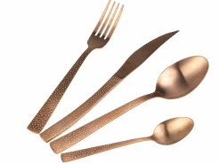 Set posate Stone 24 pezzi copper opaco in acciaio