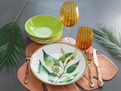 Set posate Wonderland 24 pezzi in acciaio satinato copper