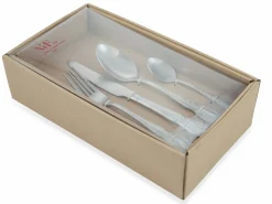 Set posate Wonderland 24 pezzi in acciaio satinato copper