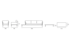 Set Salotto da Giardino Garonna
