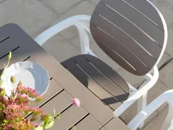 Set tavolo Alloro 140/210 con 6 poltrone Palma