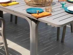 Set tavolo Alloro 210/280 con 8 poltrone Palma
