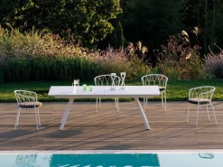 Set tavolo Daisy 220/320 con 6 Sedie