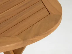 Set tavolo e 2 sedie pieghevoli Ellis in legno