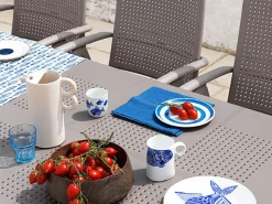 Set tavolo Libeccio 160/220 con 6 sedie Bora