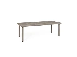 Set tavolo Libeccio 160/220 con 6 sedie Bit Arcobaleno