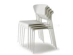 Set tavolo Pranzo 120/200 con 6 sedie Lisa Arcobaleno