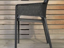 Set tavolo Rio 210/280 Alluminio con 8 sedie Net