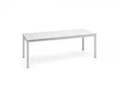 Set tavolo Rio 140/210 Alluminio con 6 sedie Net