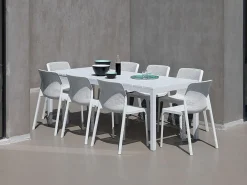 Set tavolo Rio 210/280 con 8 sedie Bit