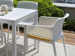 Set tavolo Rio 210/280 con 6 sedie Net