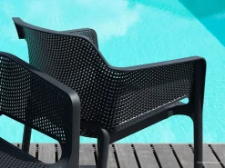 Set tavolo Rio 140/210 con 6 sedie Net