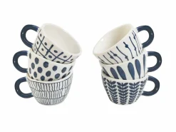 Set 6 tazzine caffè Masai Blue