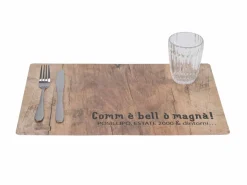Set 6 Tovagliette double face Dialetto Napoletano